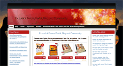 Desktop Screenshot of ex-zurueck-forum.com